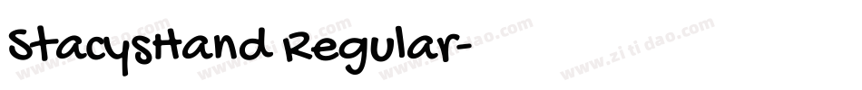 StacysHand Regular字体转换